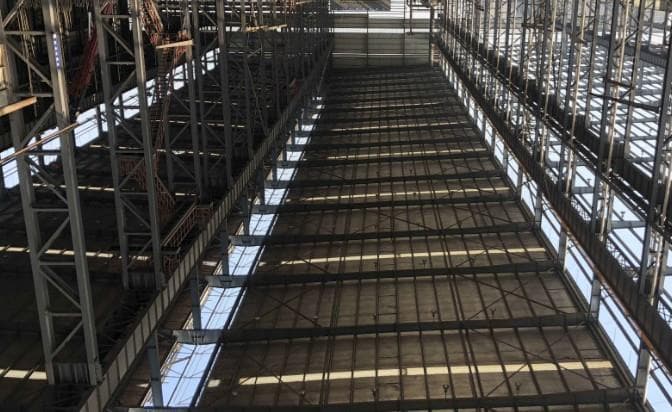 宣威水泥厂网架安装