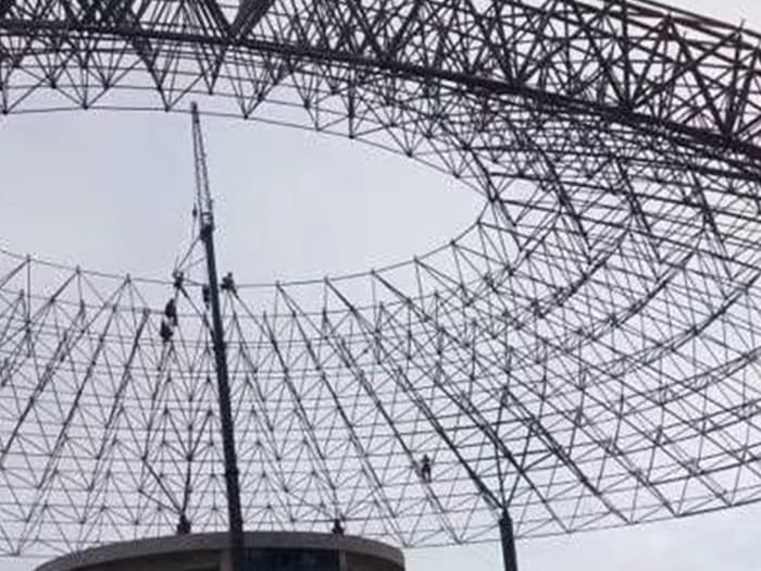 宣威篮球馆球形网架厂家价格