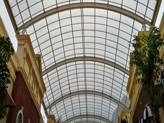 宣威屋面网架顶棚吊装方案